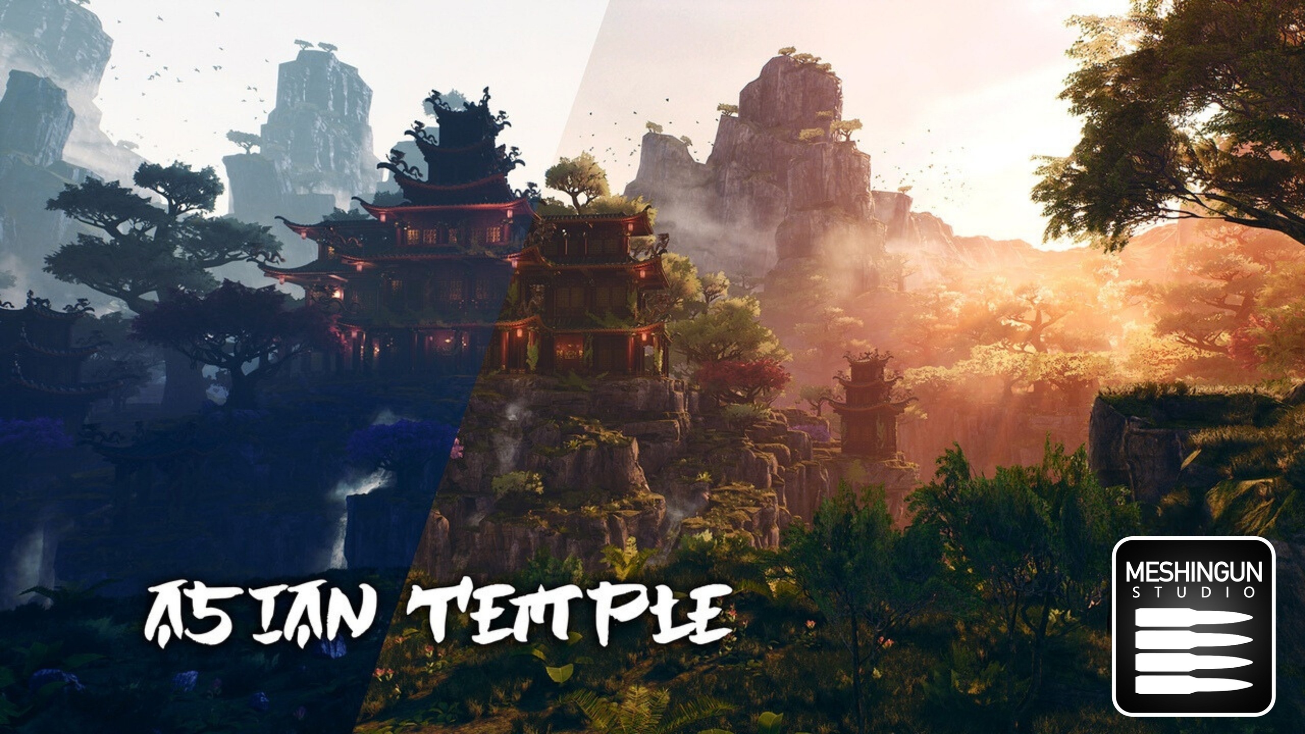 Media 1 for listing Asian Temple Pack