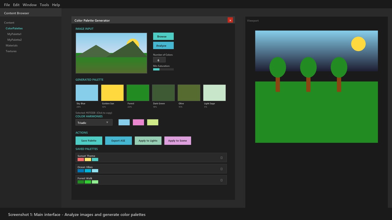 Media 1 for listing Auto Color Palette