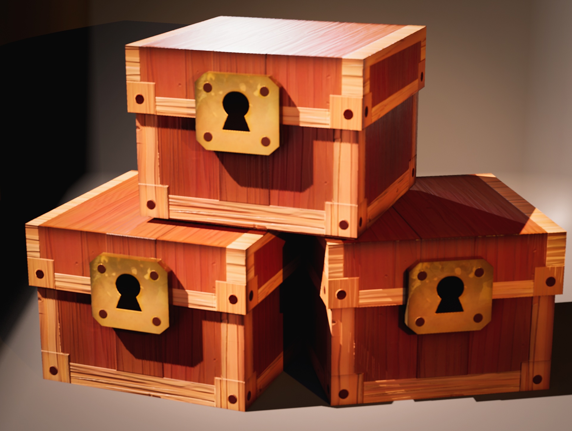 Media 1 for listing Stylized Wooden Chest