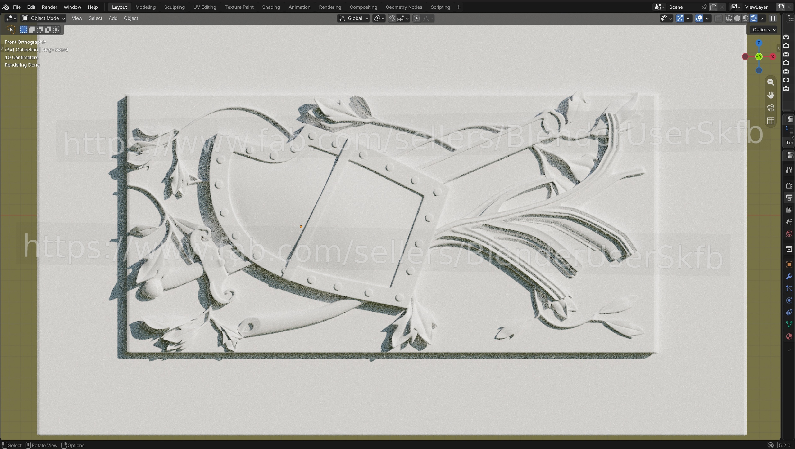Media 1 for listing Shield and Sheathed Sword Relief