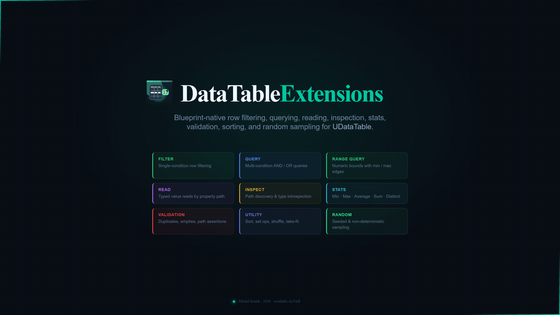 Data Table Extensions | Fab