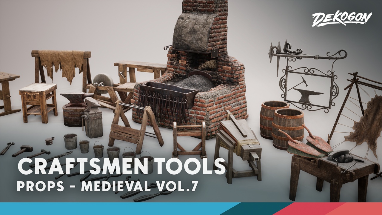 Media 1 for listing Medieval VOL.7 - Craftsman Tools