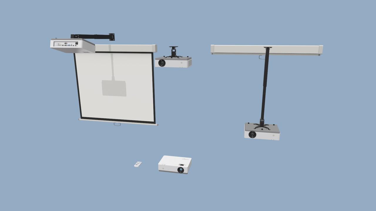 Media 1 for listing Projector and Screen