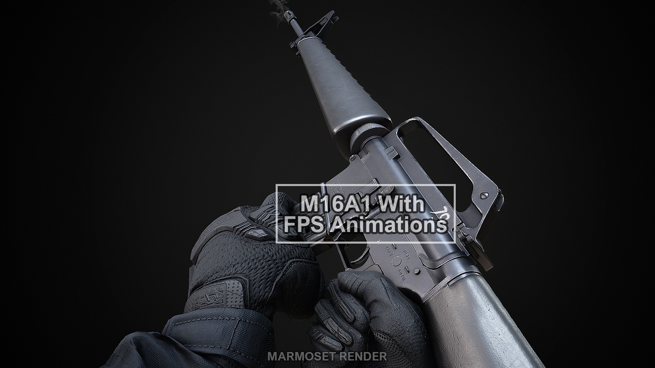 Media 1 for listing M16A1 With FPS Animations