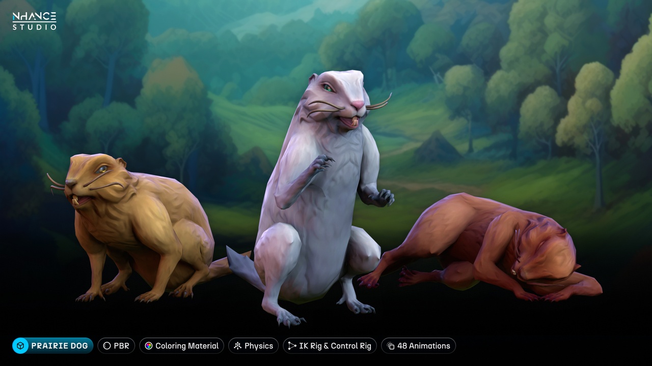 Media 1 for listing Stylized Prairie Dog