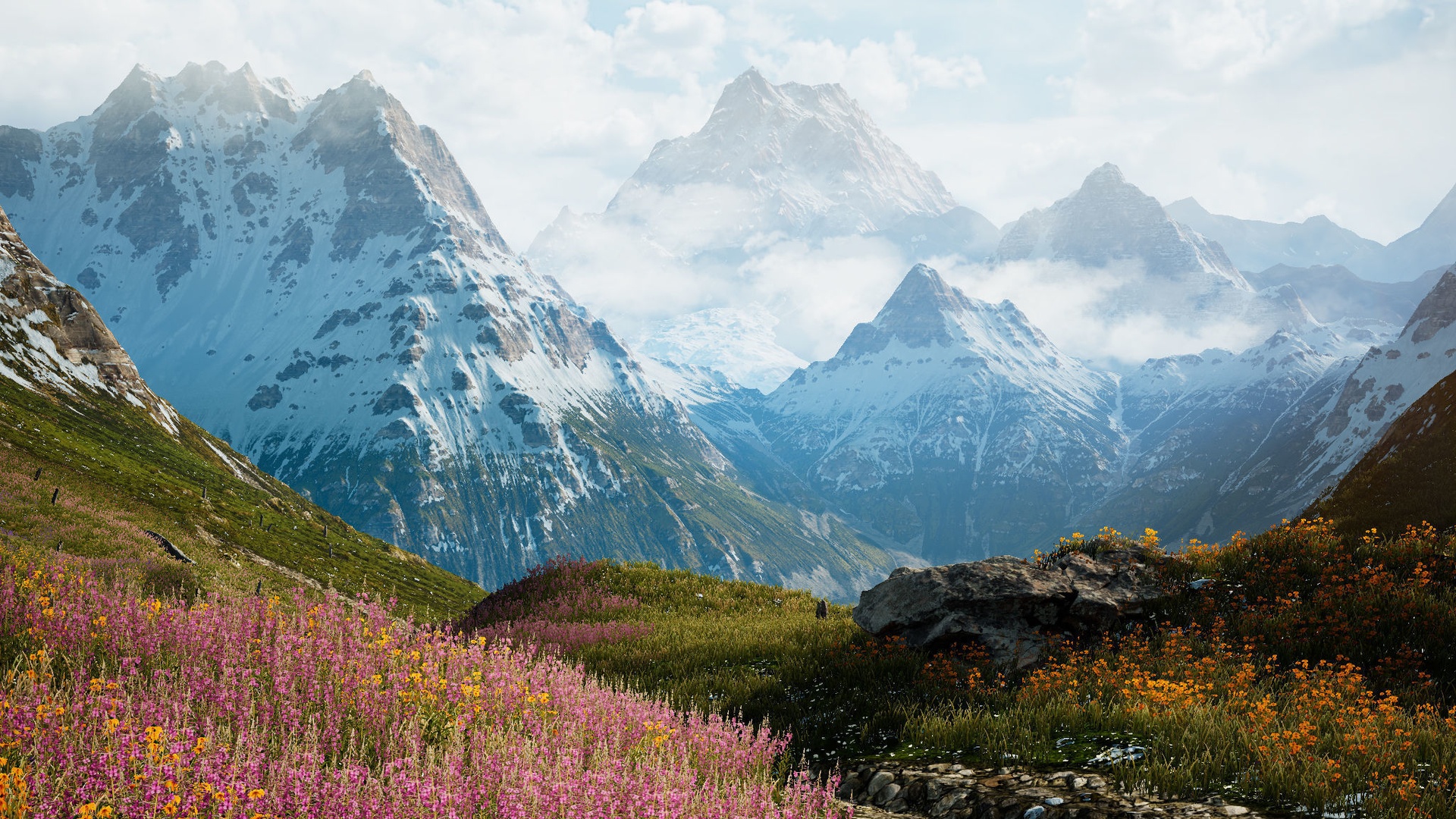 商品 Alpine Lake Environment - Unity 2017-18-19 Projects 的媒体 1