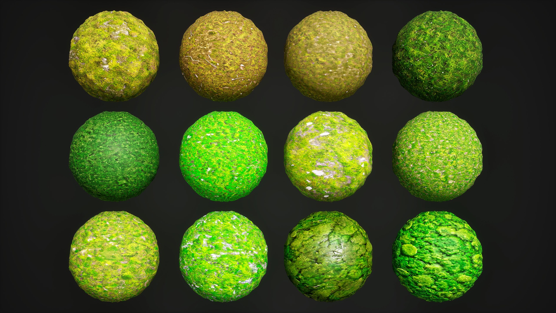 Media 1 for listing Stylized Materials - Moss 1