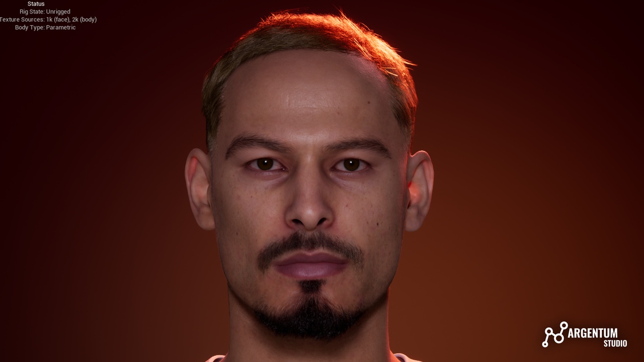 Media 1 for listing Male Short Hair - Argentum - M013