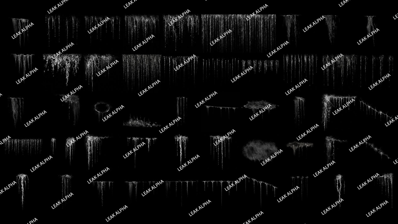 Media 1 for listing 50 Pieces - Leak Overlay Alpha/Decal/Mask Pack Vol 02