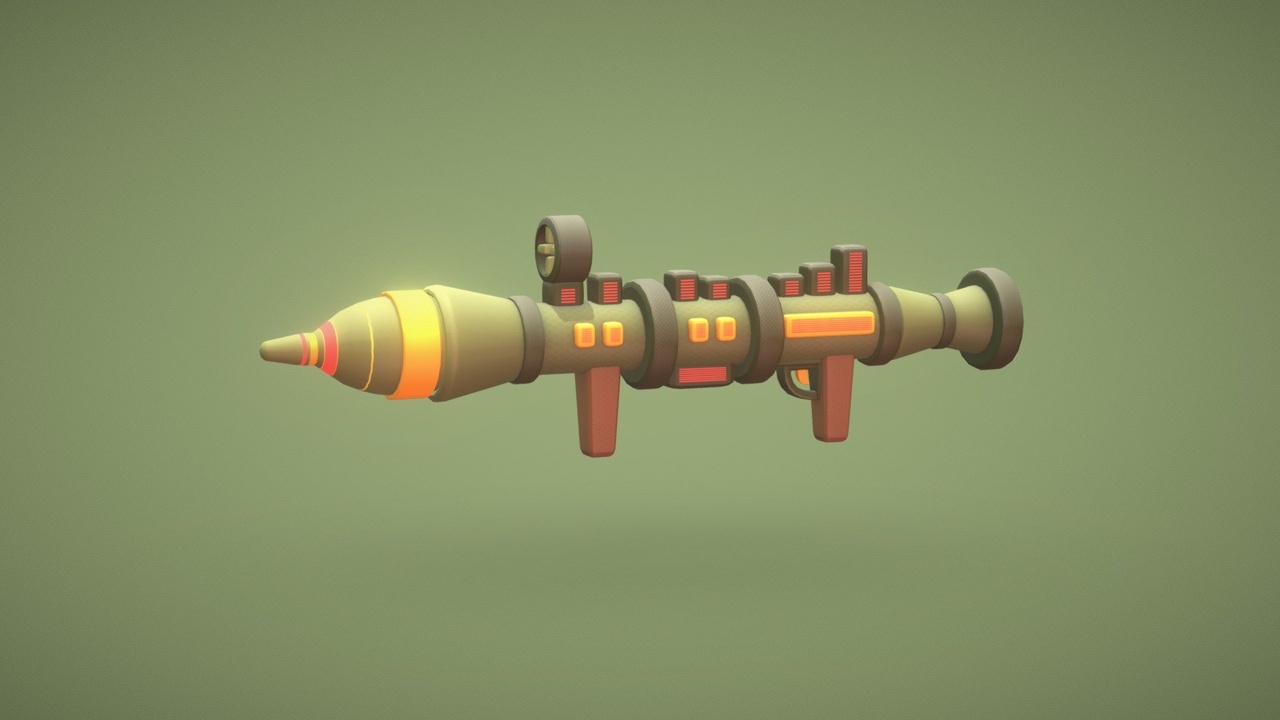 Media 1 for listing Stylized Rocket Launcher