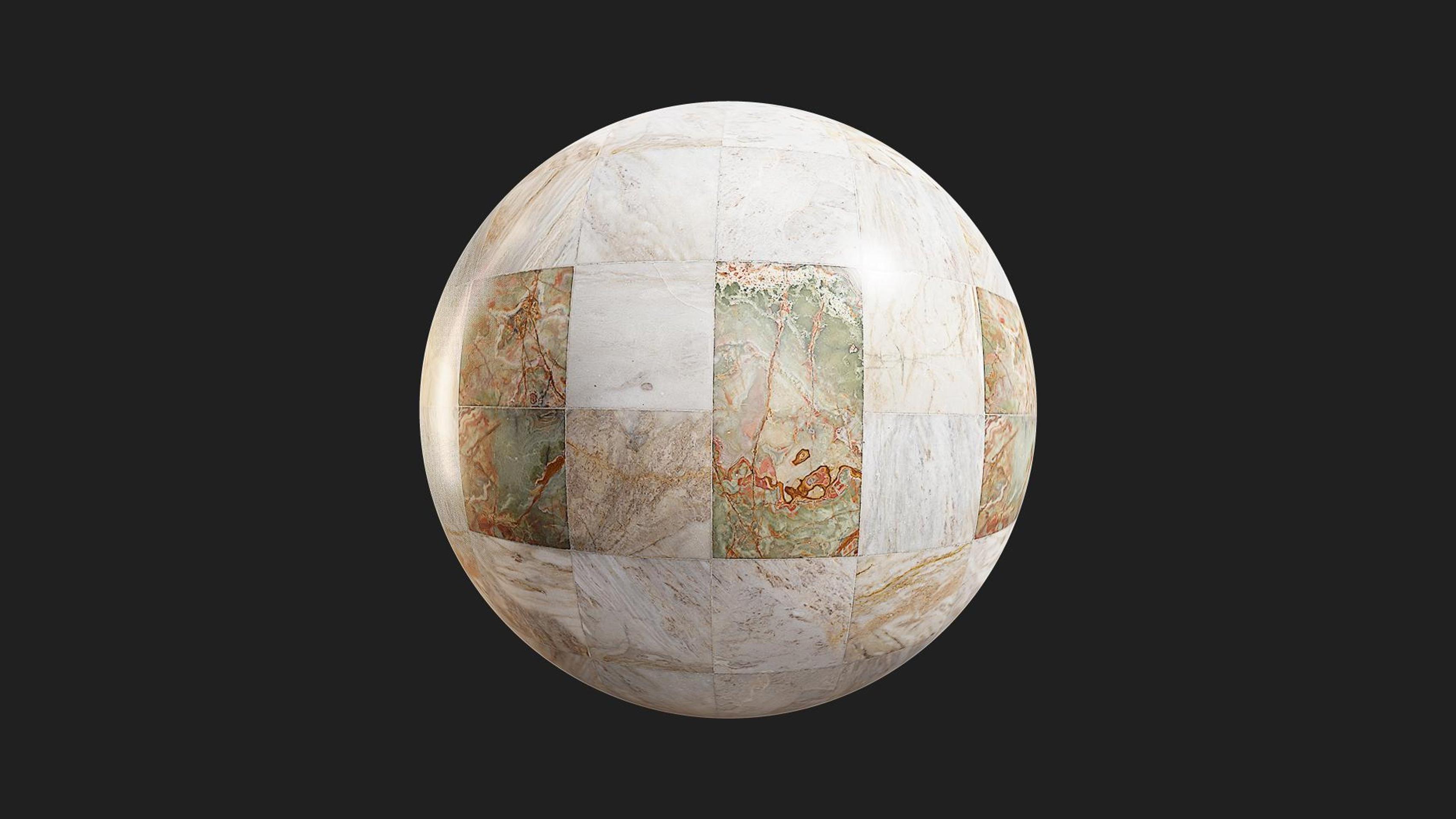 Patterned Marble Floor | Fab