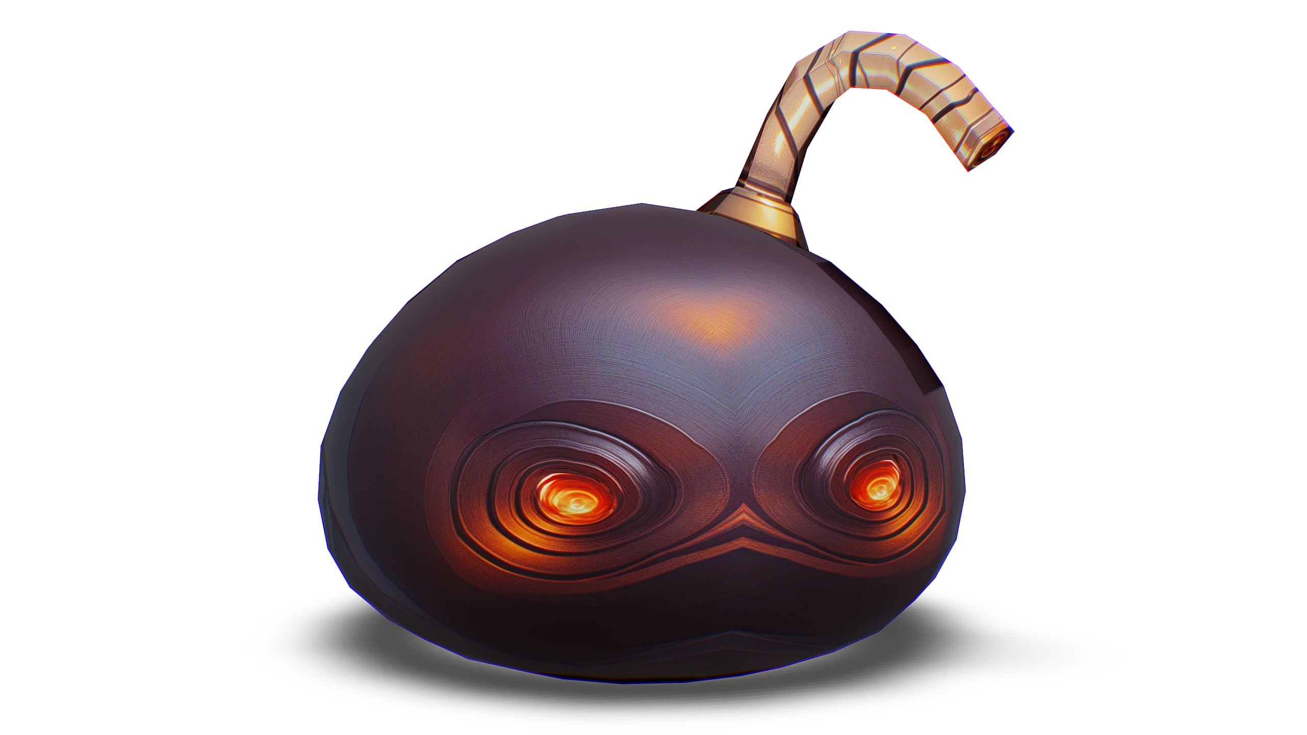 Scary Bomb - Evil Dynamite - Boom Core - Cartoon Character | Fab