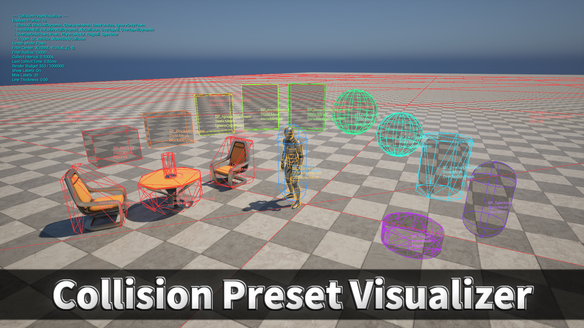 Collision Preset Visualizer | Fab