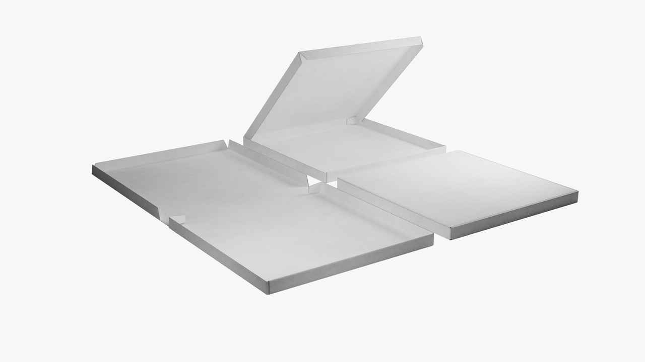 Media 1 for listing 14" Pizza Boxes White Paper Mockup