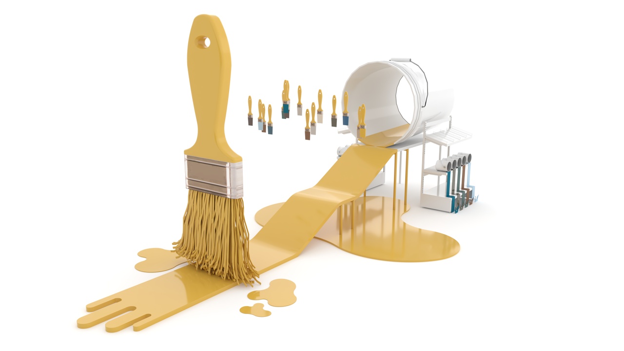 Media 1 for listing Paintbrush Playground 3D Asset Stylized Game Environment