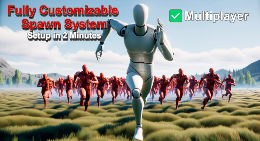 Fully Customizable Enemy Spawn System (Multiplayer Support) V[2.0.2] | Fab