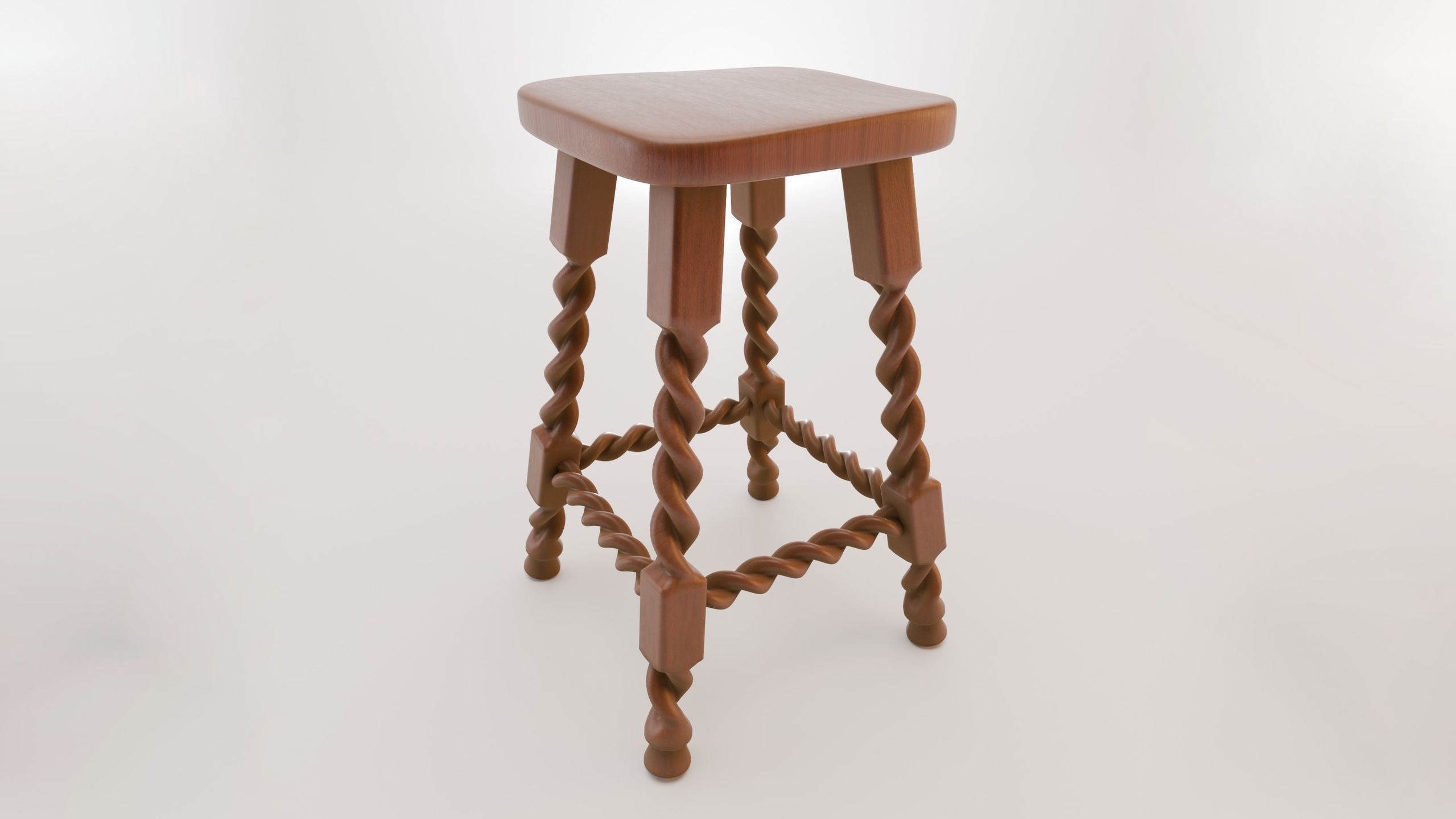 Media 1 for listing Twisted wooden chair for witchcraft.
