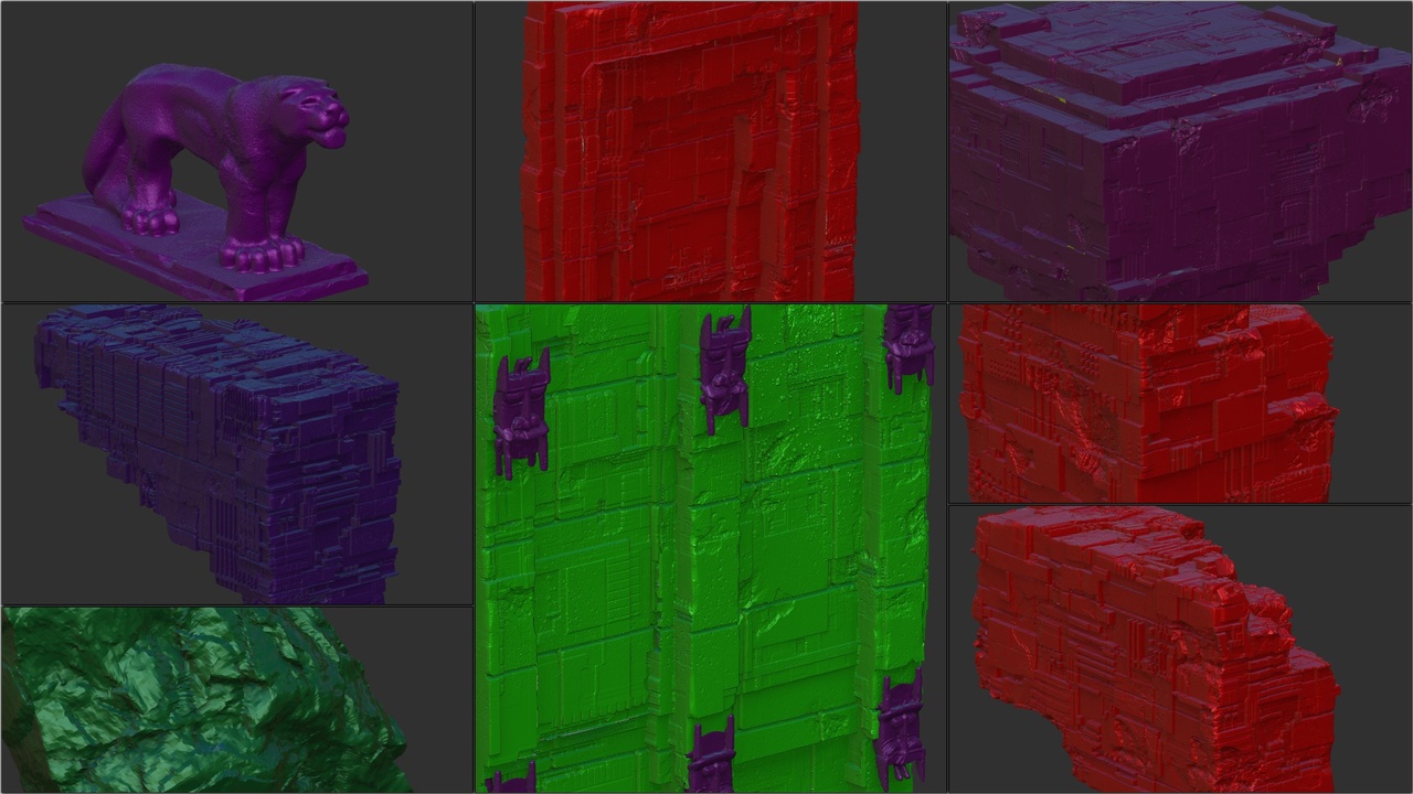 Media 1 for listing Temple of Insight High Poly Sculpt 40 Meshes Vol 2