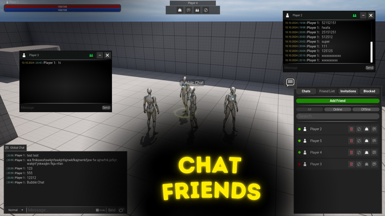 Medium 1 für Eintrag Friend List & Chat System