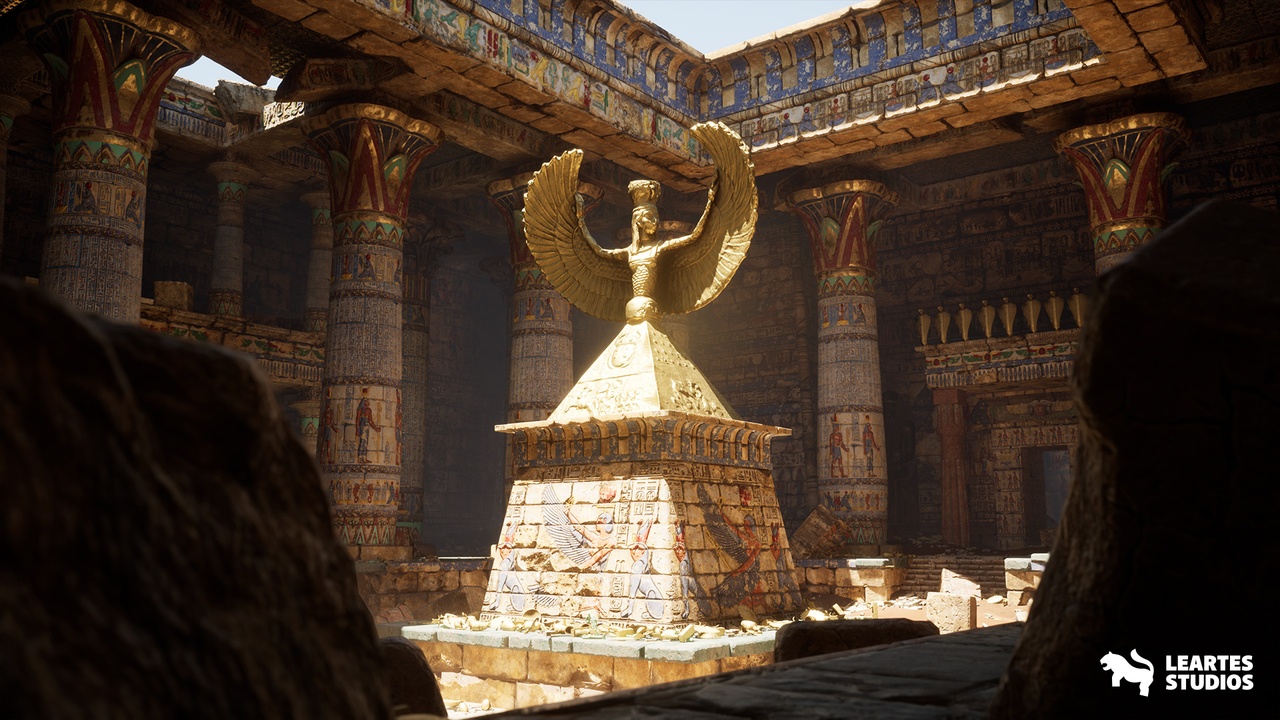 Media 1 for listing The Grand Egyptian Temple ( Egyptian Temple Ancient Exterior Interior Temple )