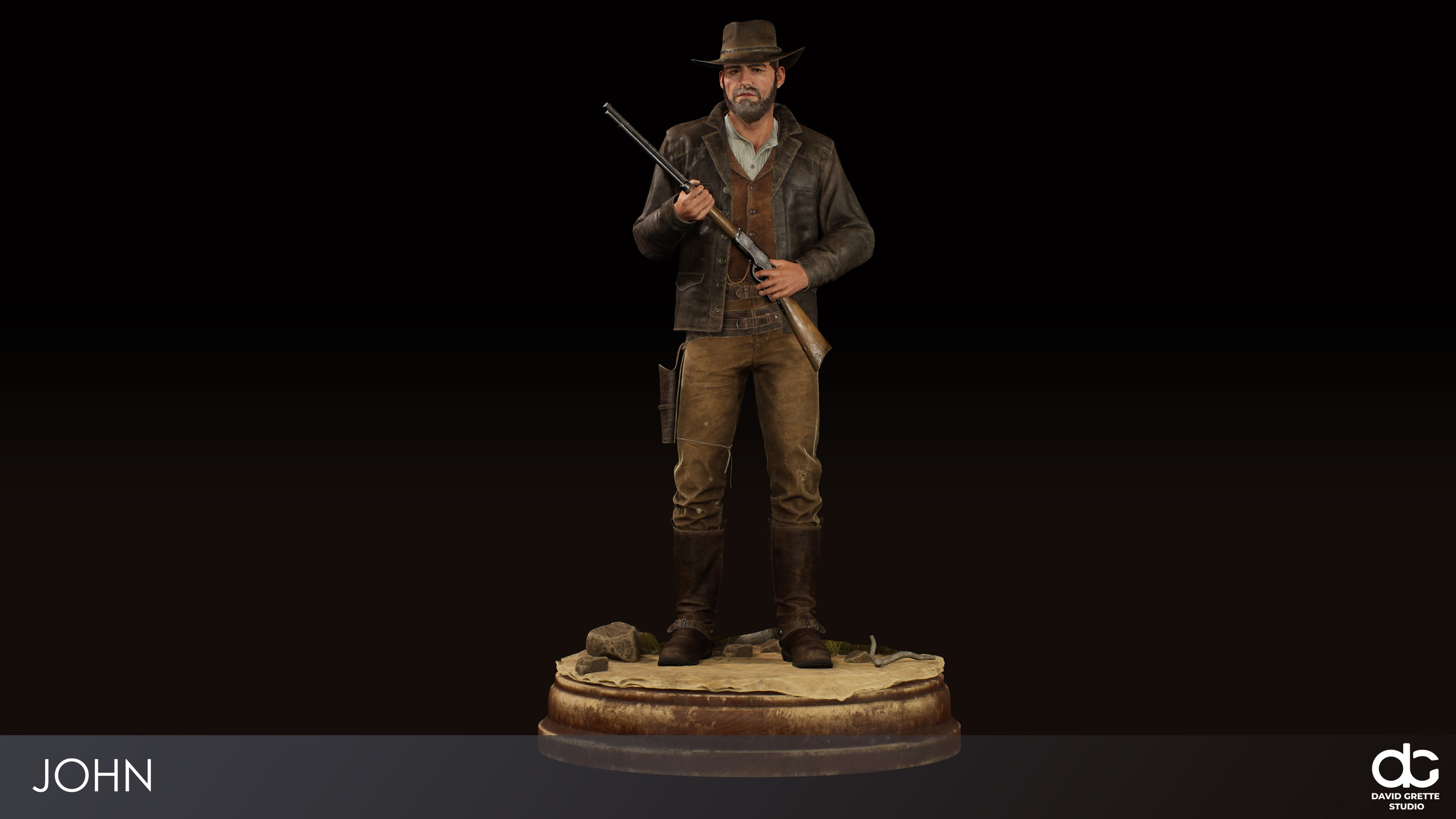 Media 1 for listing Western Character John - Adventure Survival Shooter Action Cowboy Wild West Man