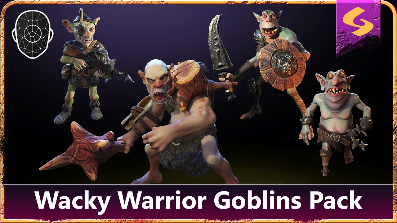 Media 1 for listing Wacky Warrior Goblins Pack