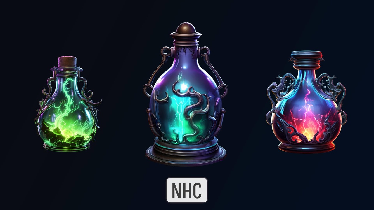 NHC - Arabian Fantasy Potions 제품 등록을 위한 미디어 1개