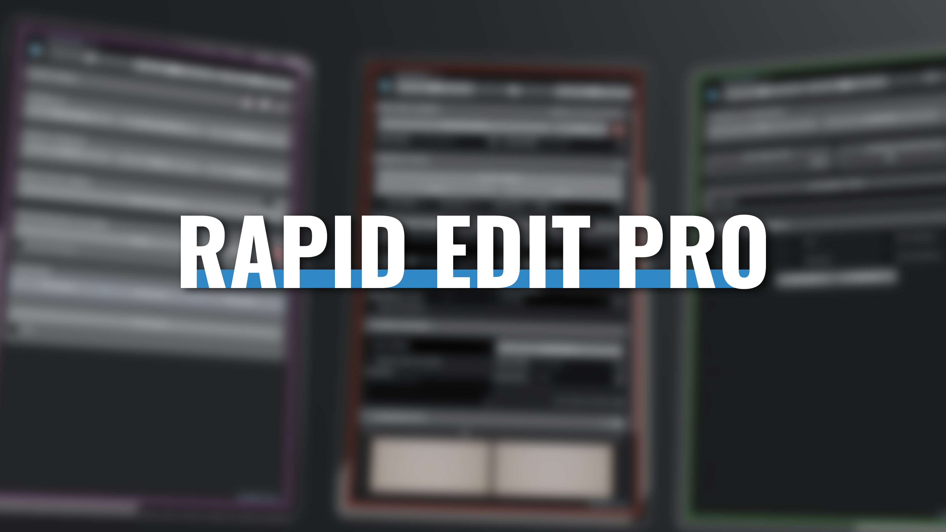 RapidEditPRO – Editor Utility Toolkit for Unreal Engine | Fab