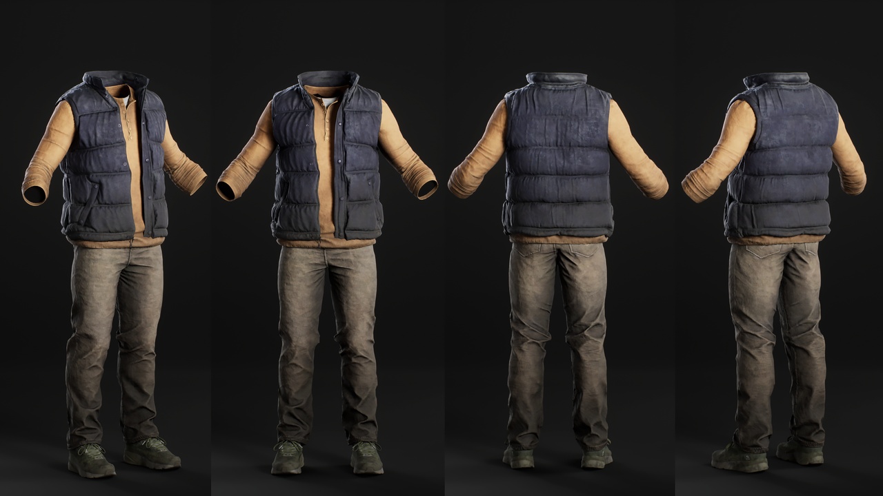 Media 1 for listing Survival Outfit 34 - Metahuman