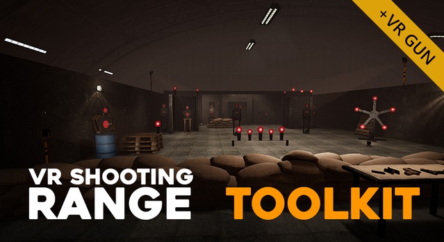 VR Shooting Range Toolkit With VR Gun