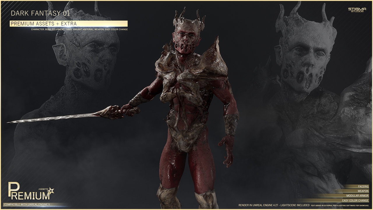 Media 1 for listing Dark Fantasy 01 - Premium Assets + Extra | STIGMA STUDIOS