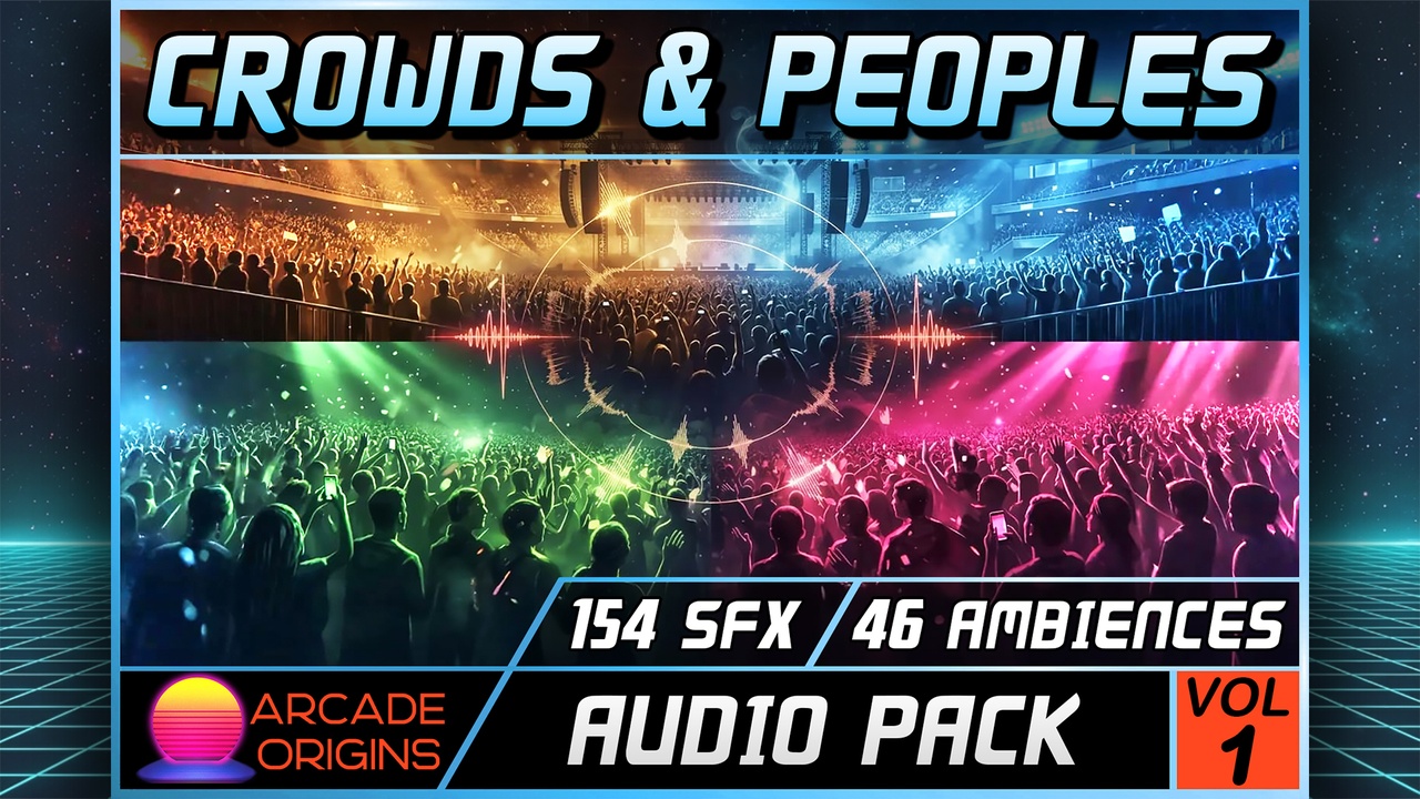 Media 1 for listing Crowds & Peoples Audio Pack | SFX & Ambiences | Vol. 1