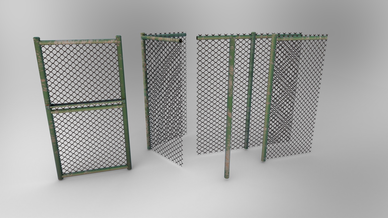 Media 1 for listing Modular Metalic Green Fence