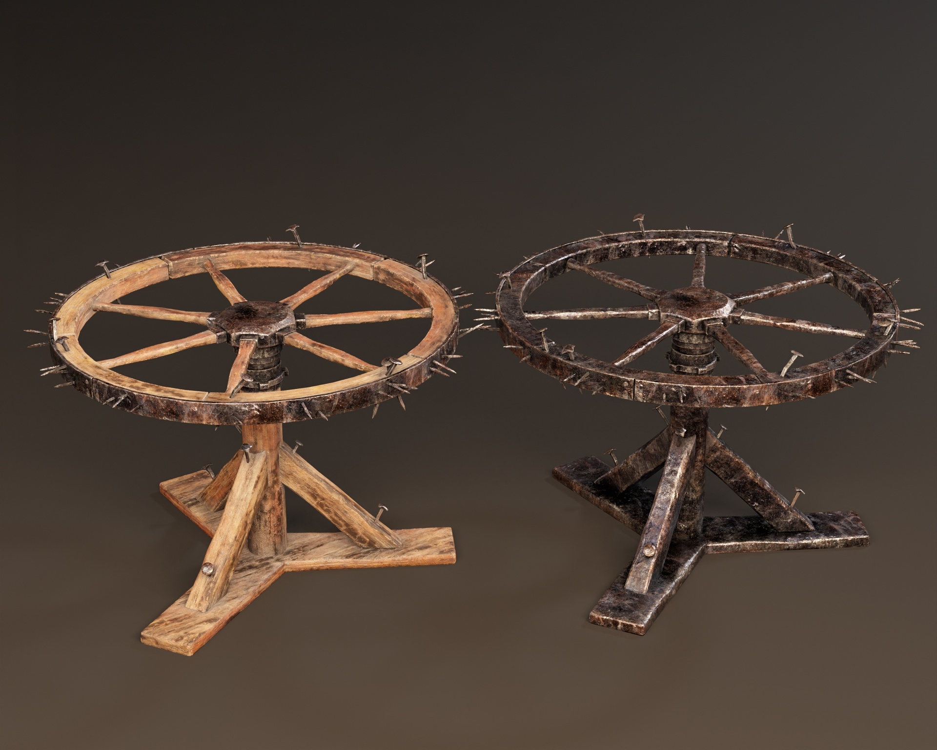 Media 1 for listing Spiked Breaking Wheel