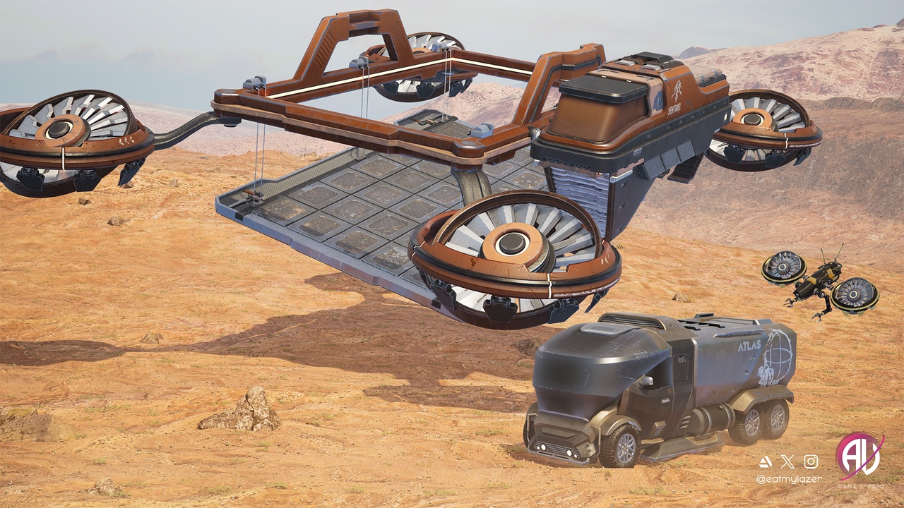 Media 1 for listing Cyberpunk Vehicles Pack Vol.1