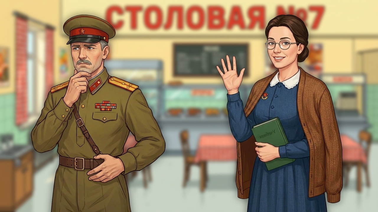 Media 1 for listing 30 Soviet Characters with 6 Expressions - Cold War Visual Novel Sprites