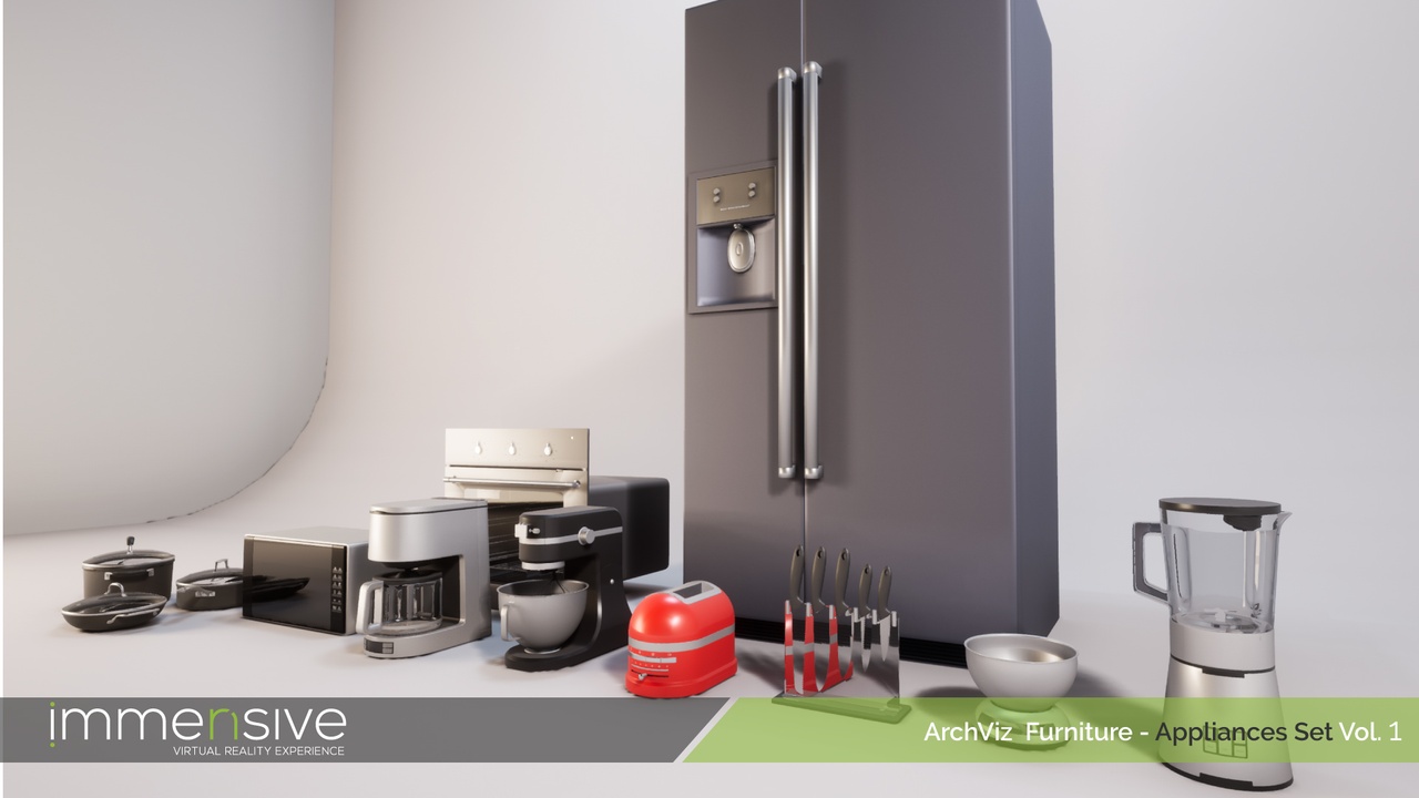 Media 1 for listing Archviz Furniture - Appliances Vol 1