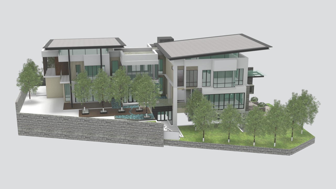 Media 1 for listing Residential Villa Garden Terrace Exterior Scene