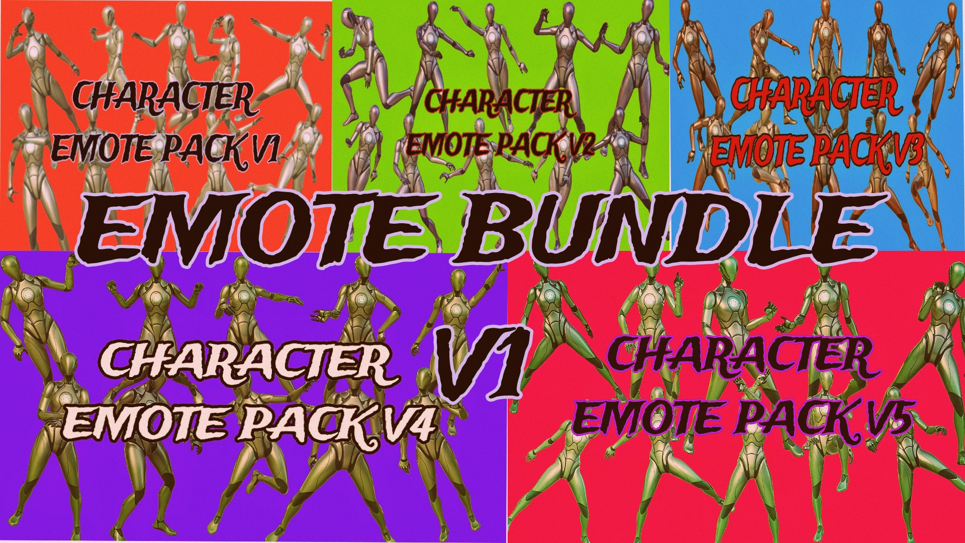 Emote Bundle V1 | Fab