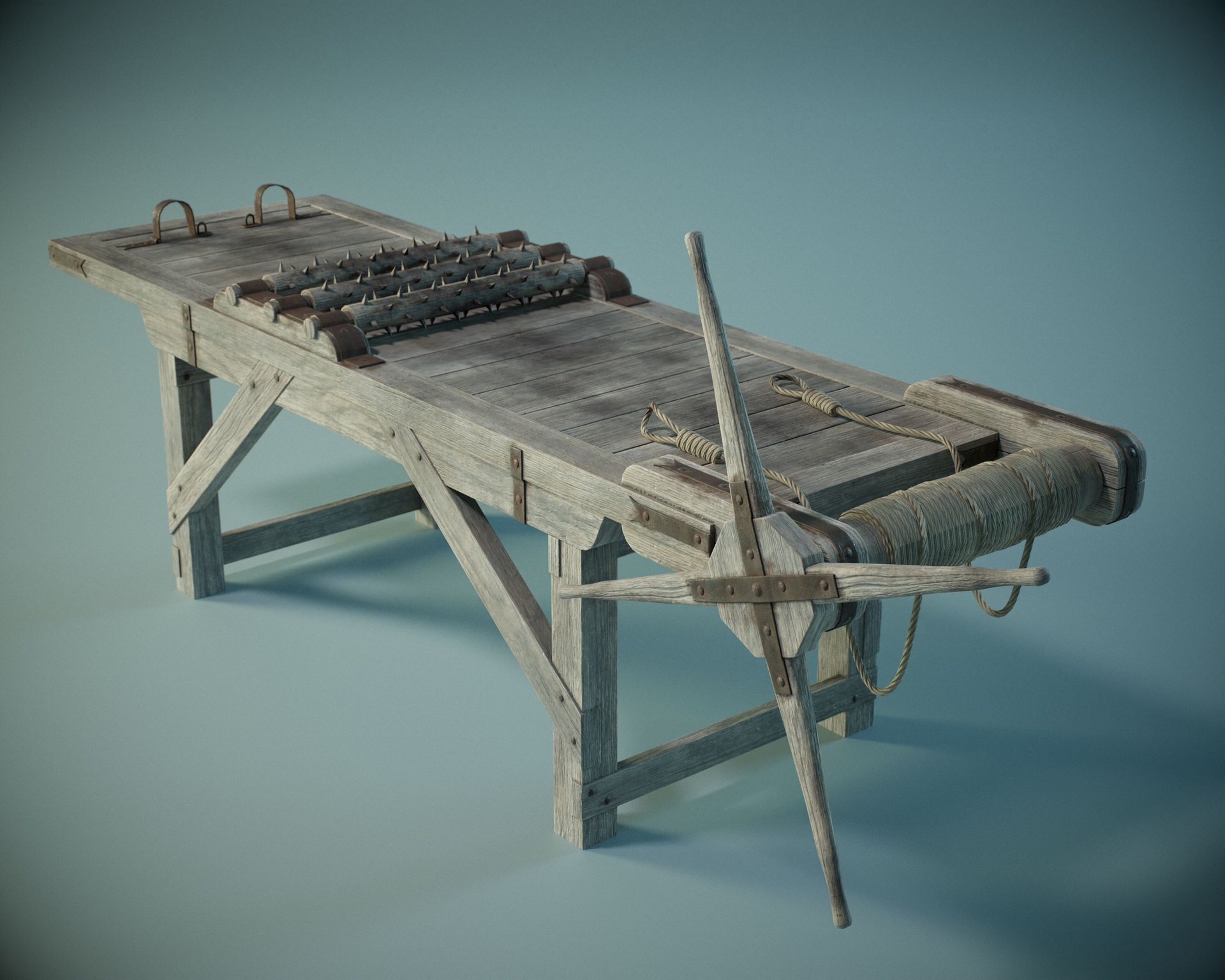 Human Rack Medieval Medieval Torture Rack PBR | Fab