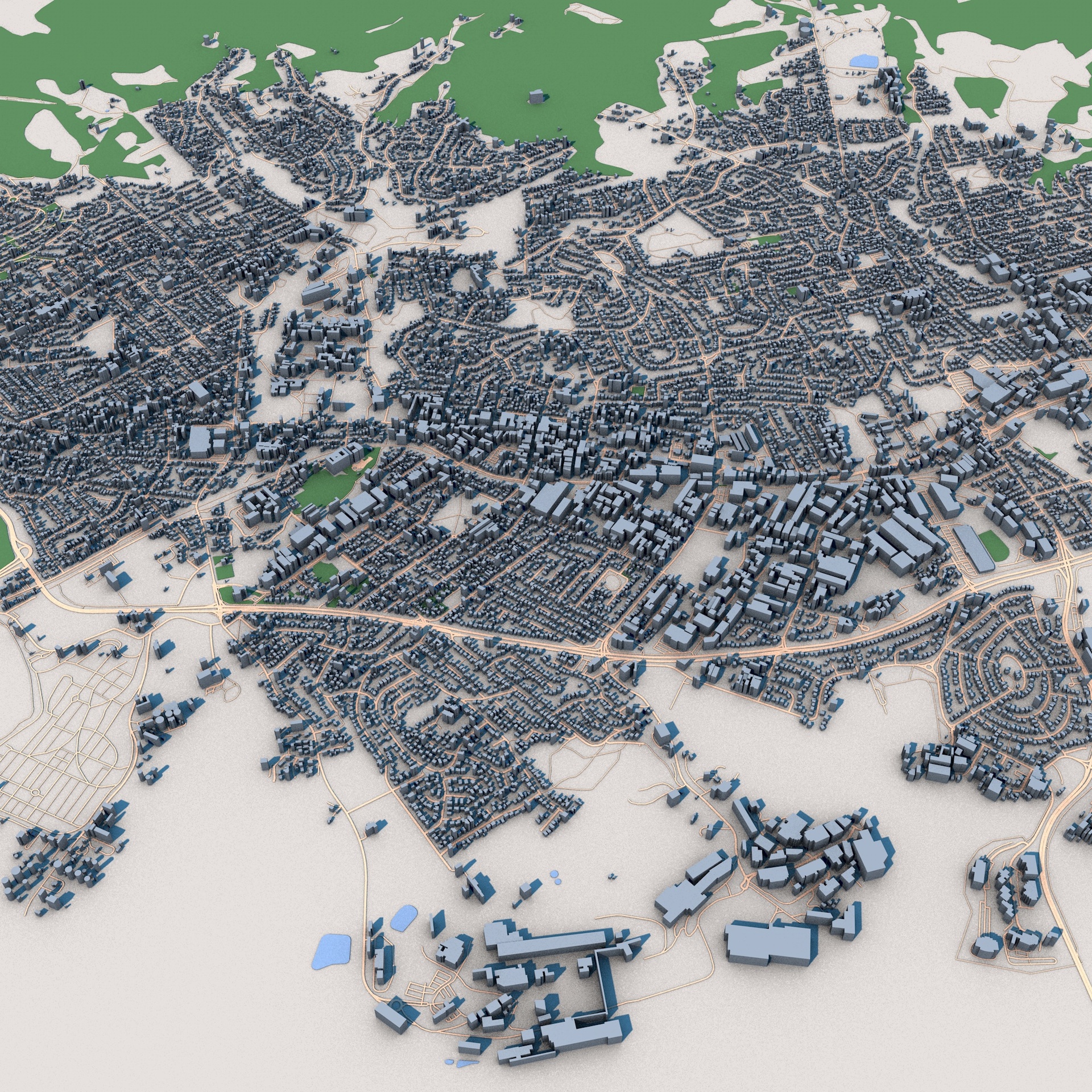 Media 1 for listing Hobart Tasmania Australia | Detailed 3D City Map