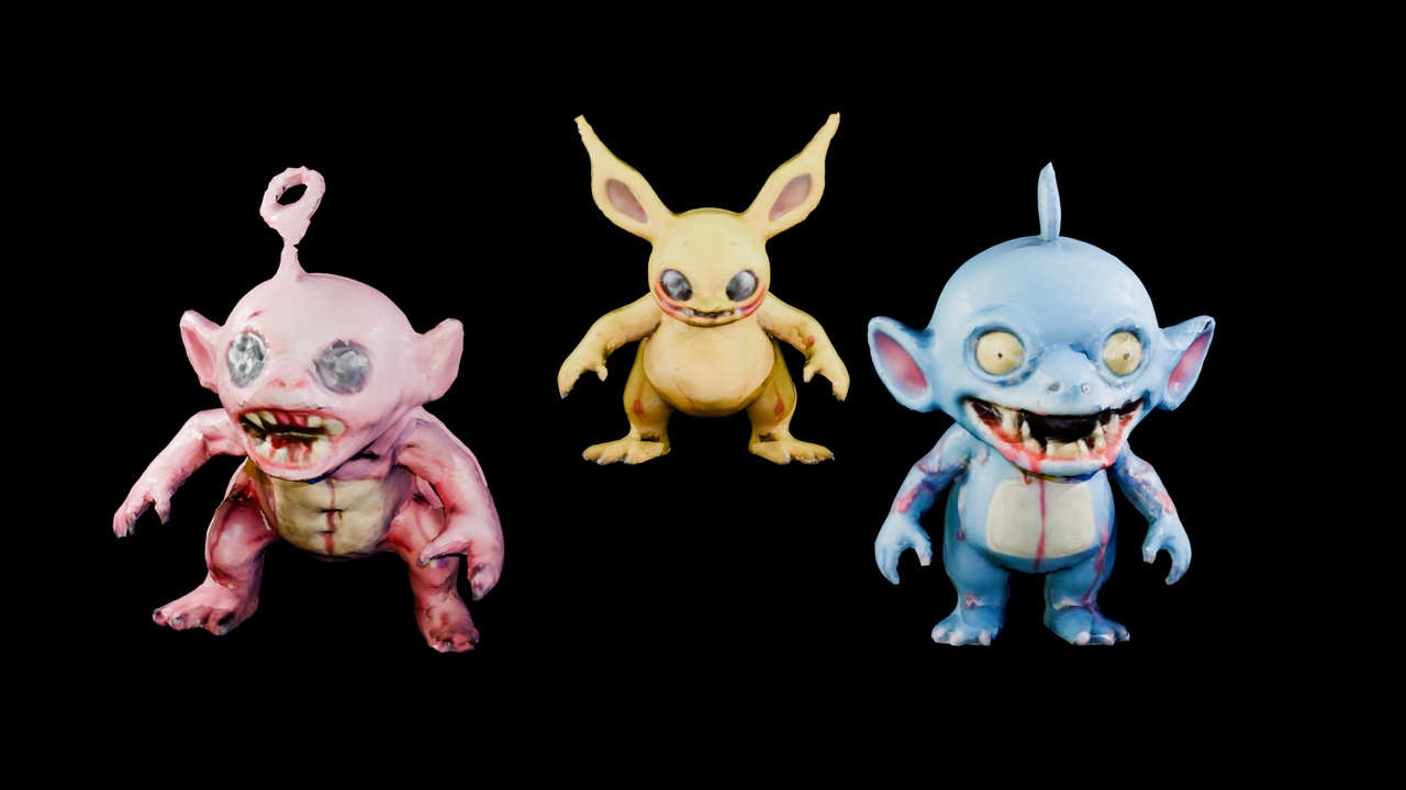 Media 1 for listing Bellybuddies – 3-Pack of Deranged Cuteness