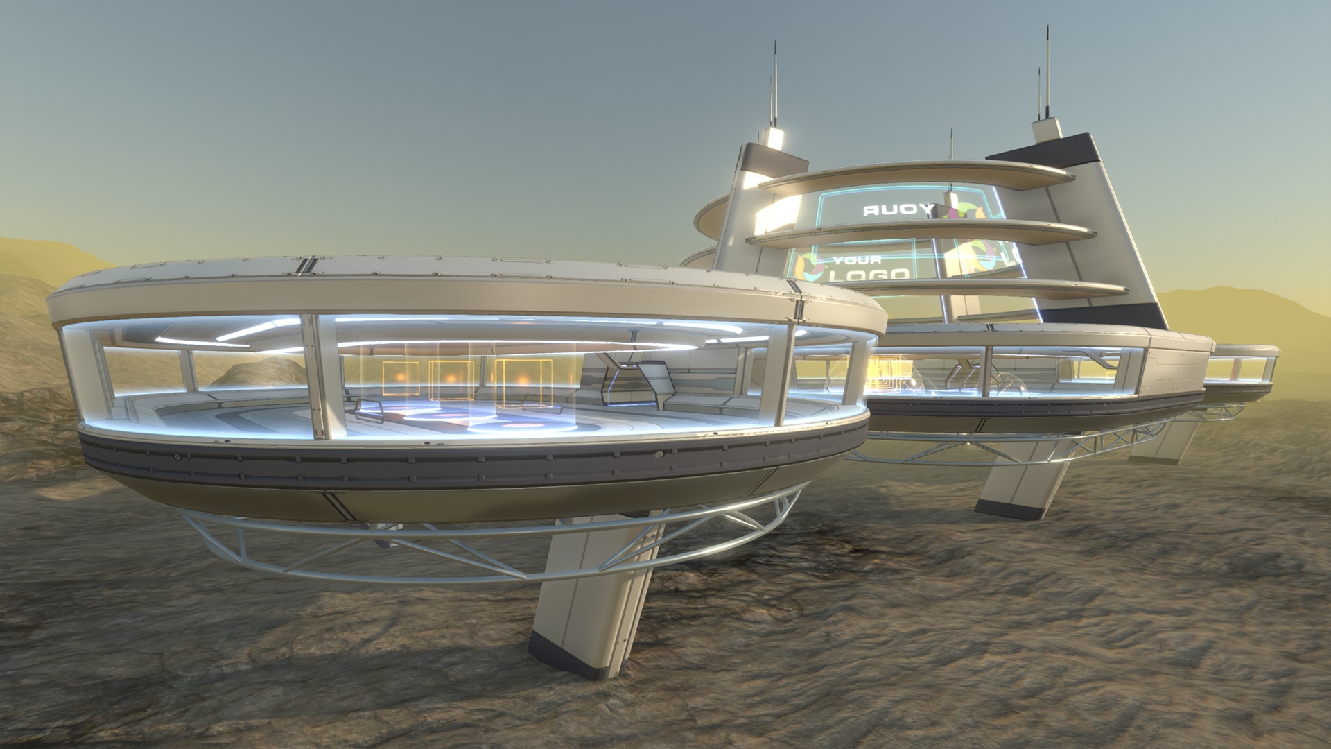 Media 1 for listing 3D Showroom Level Kit Vol 8