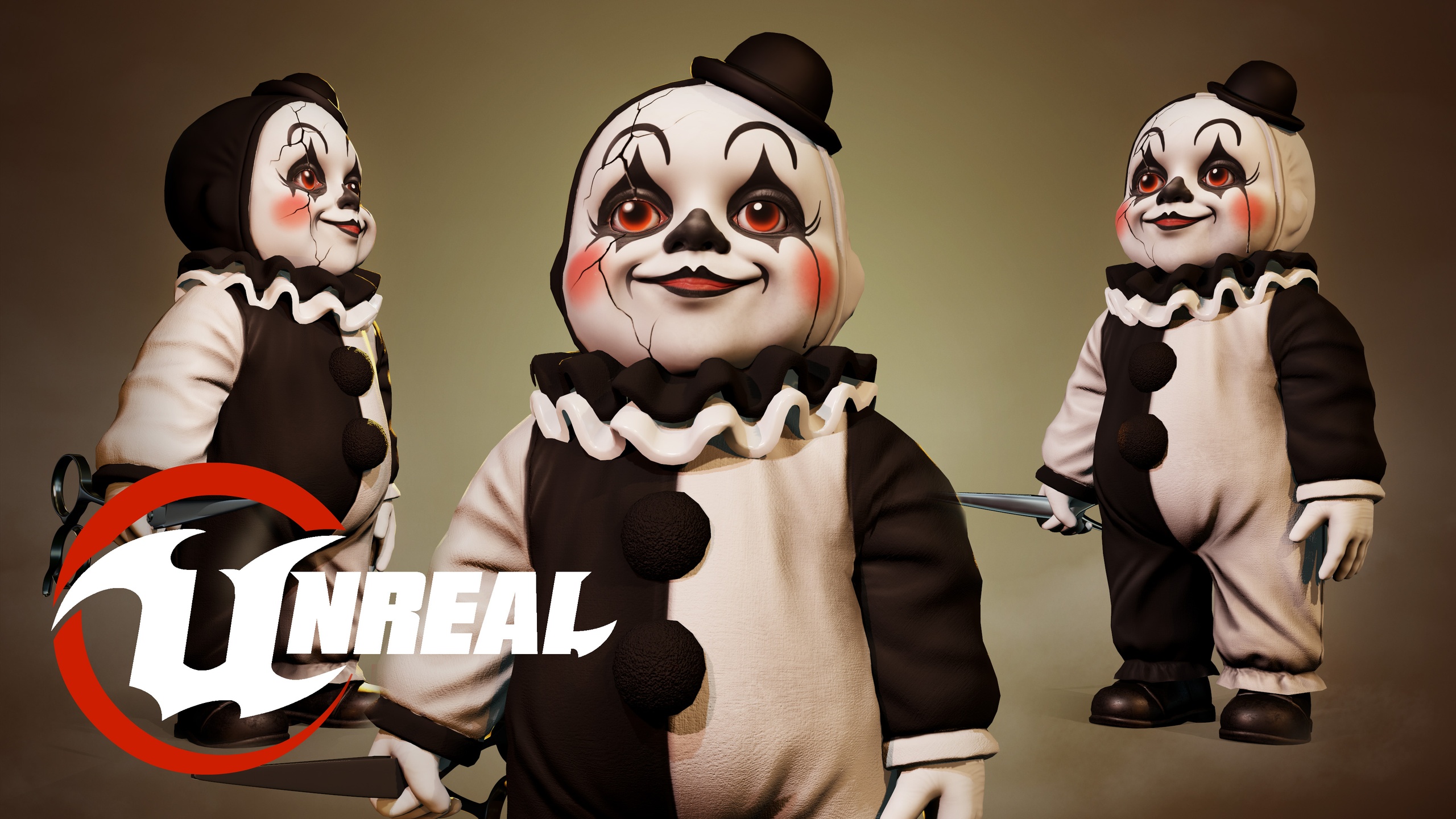Media 1 for listing Clown Toy Horror boy
