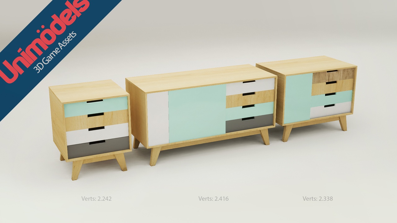 Media 1 for listing Furniture Vol. 2 by Unimodels
