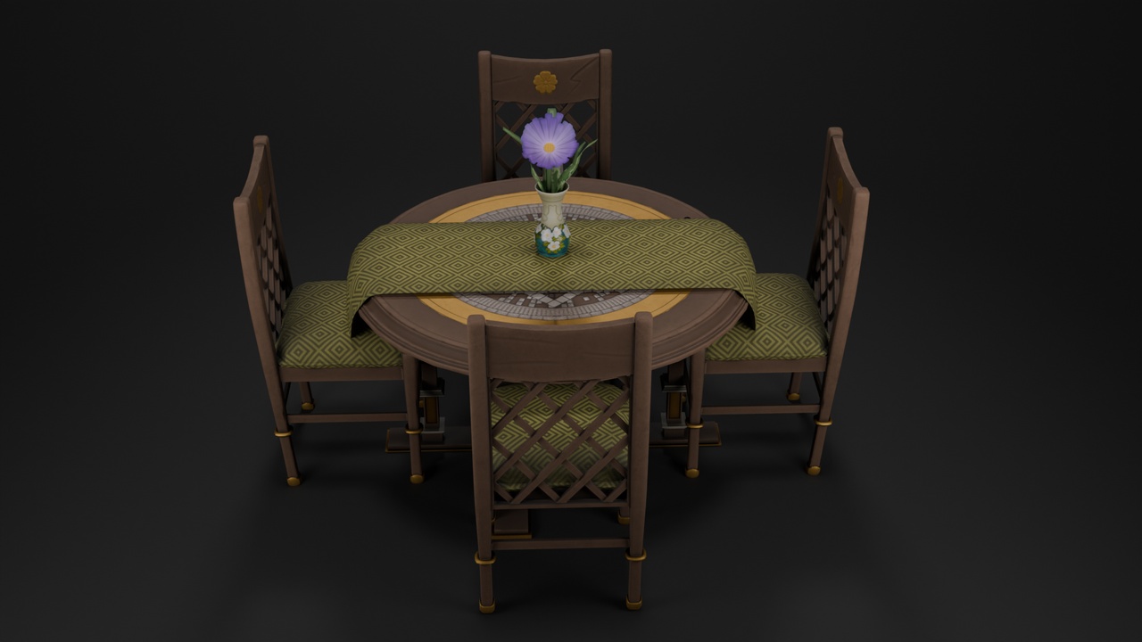 Media 1 for listing Stylized Table & Chair