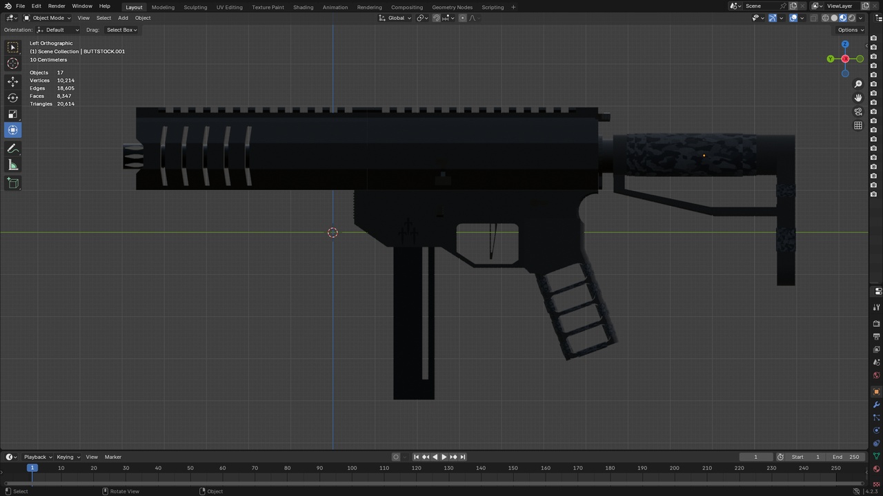 Media 1 for listing Pistol Caliber Carbine E (low poly)