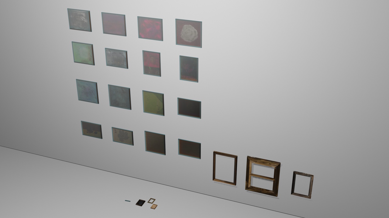 Media 1 for listing Artistic Frames and Paintings 3D Pack