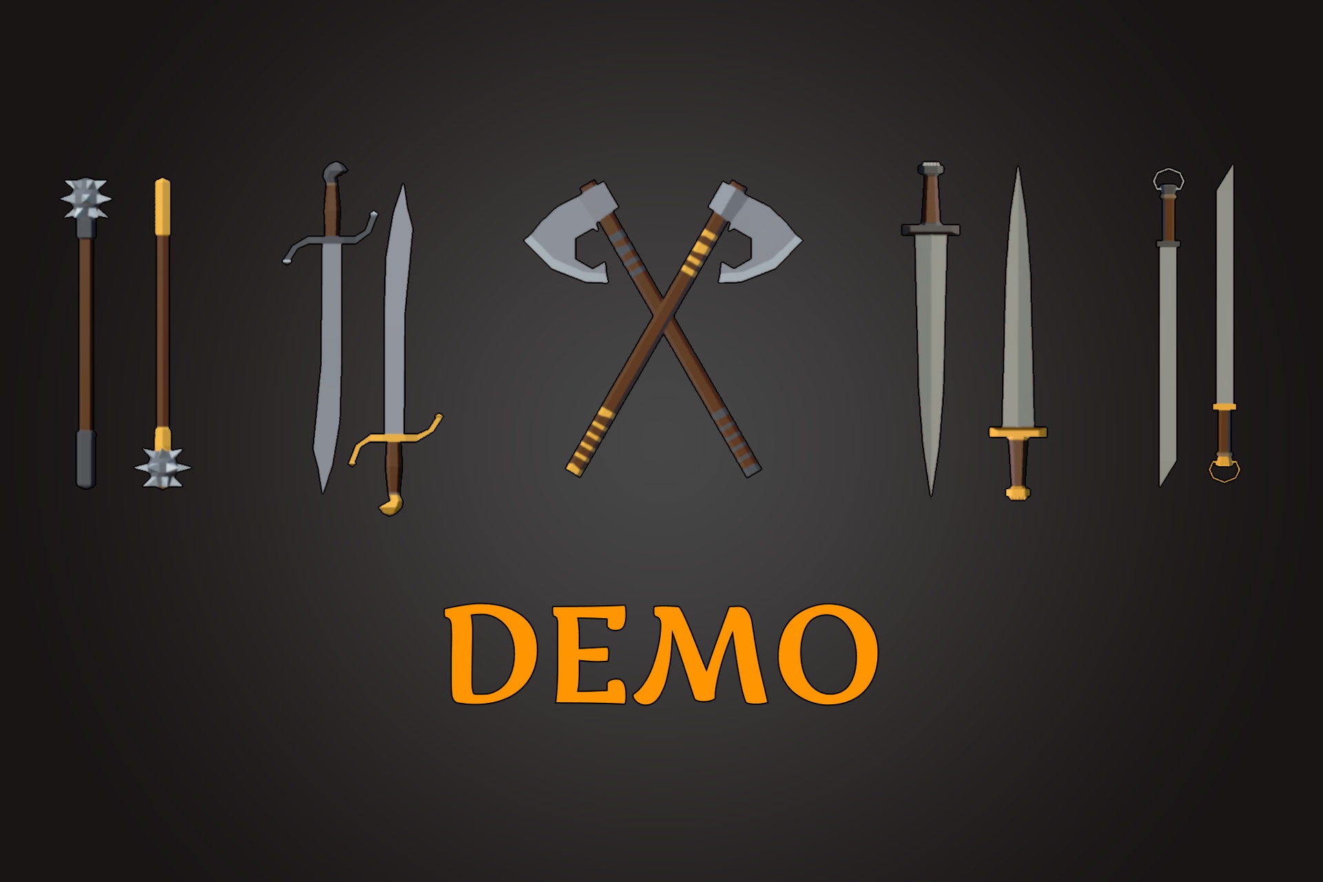 Media 1 for listing 200+ Low Poly Weapon Demo