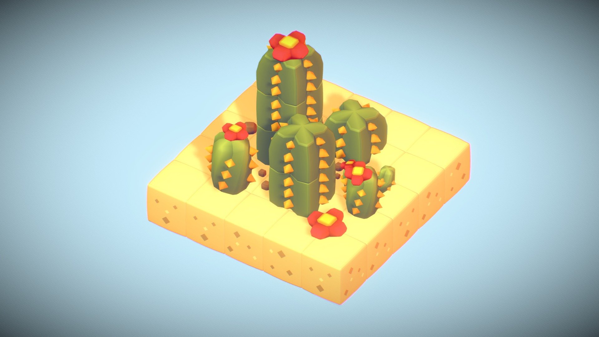 Cube World Sand Block - Proto Series | Fab